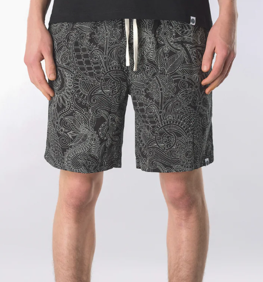 Pretty Green Resonance Linear Paisley Shorts