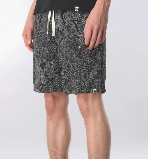 Pretty Green Resonance Linear Paisley Shorts