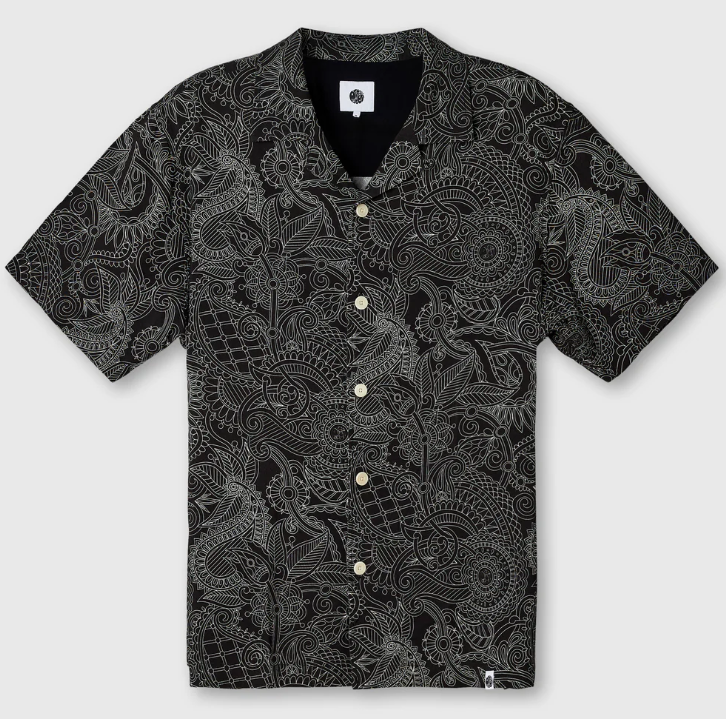 Pretty Green Resonance Linear Paisley Shirt