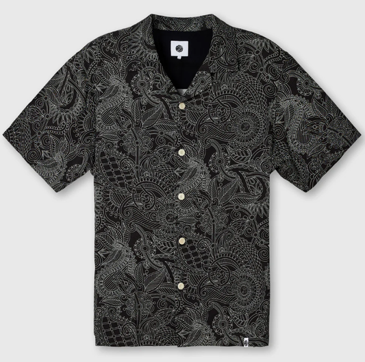 Pretty Green Resonance Linear Paisley Shirt