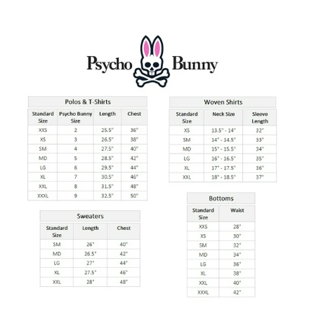 Psycho Bunny Olivier Graphic Tee