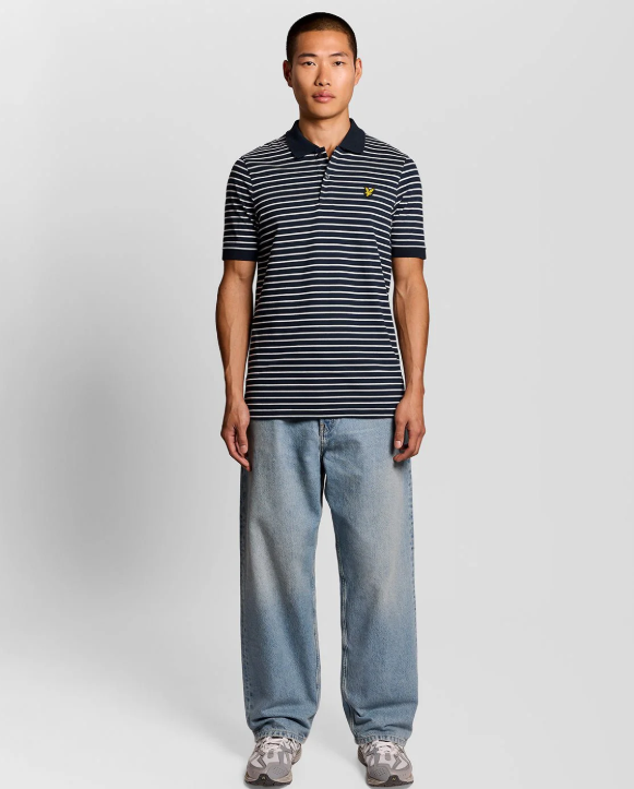 Lyle & Scott Pique Breton Polo Shirt