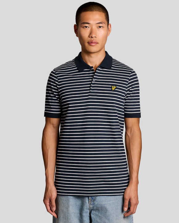 Lyle & Scott Pique Breton Polo Shirt