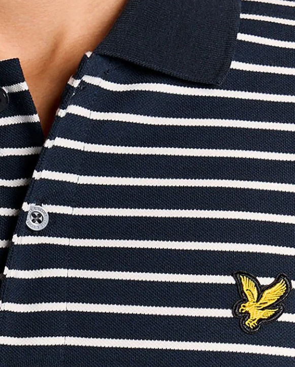 Lyle & Scott Pique Breton Polo Shirt