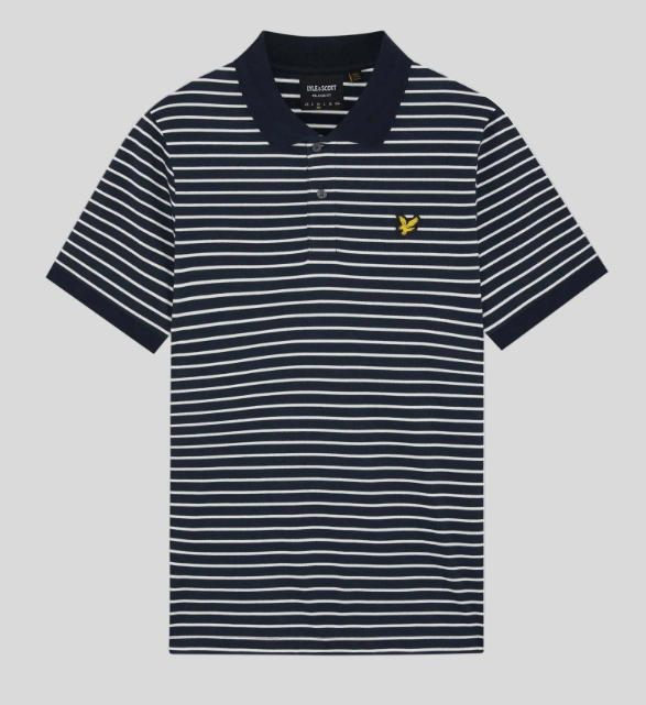 Lyle & Scott Pique Breton Polo Shirt