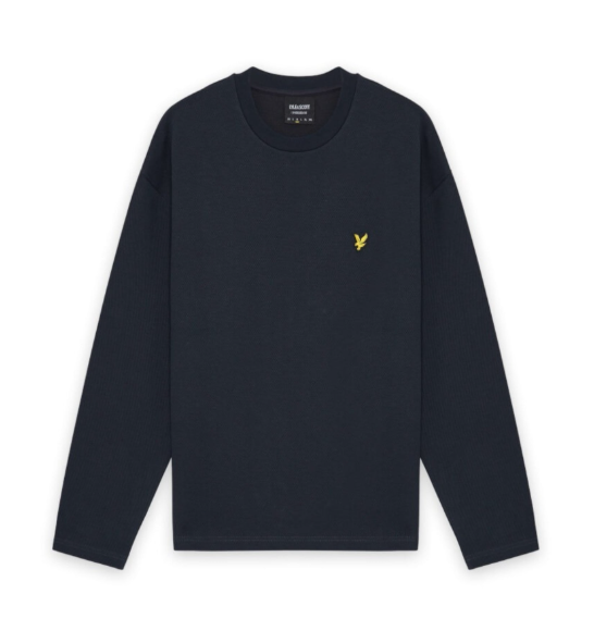 Lyle & Scott Jaquard Tape Crew Neck Sweater