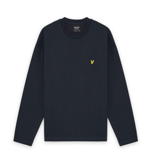 Lyle & Scott Jaquard Tape Crew Neck Sweater