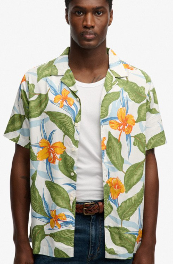 Hawaiian Print Short Sleeve Shirt
