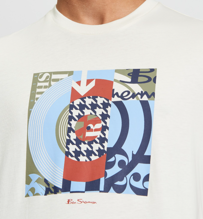 Ben Sherman Collage Target Tee