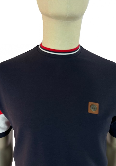 Trojan Flag Print Pique Tee