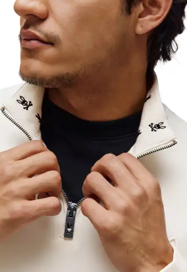 Psycho Bunny Nev 1/4 Zip Sweater