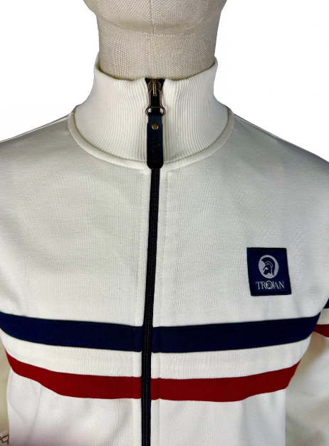 Trojan Retro Stripe Track Top