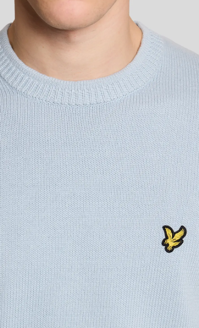 Lyle & Scott Hybrid Collar Crew Neck Jumper