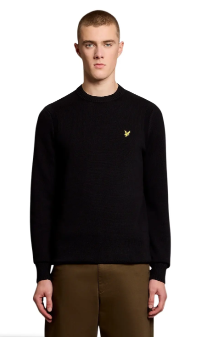 Lyle & Scott Hybrid Collar Crew Neck Jumper