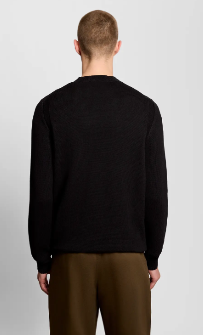 Lyle & Scott Hybrid Collar Crew Neck Jumper