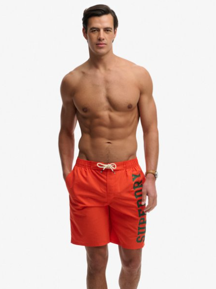 Superdry Logo 19-Inch Boardshorts