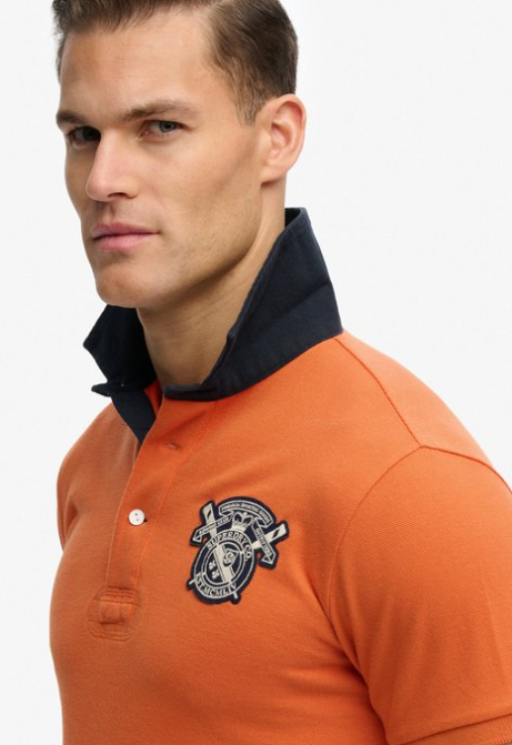 Superdry Vintage Pique Rugby Polo