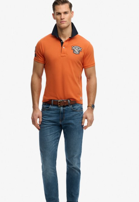 Superdry Vintage Pique Rugby Polo