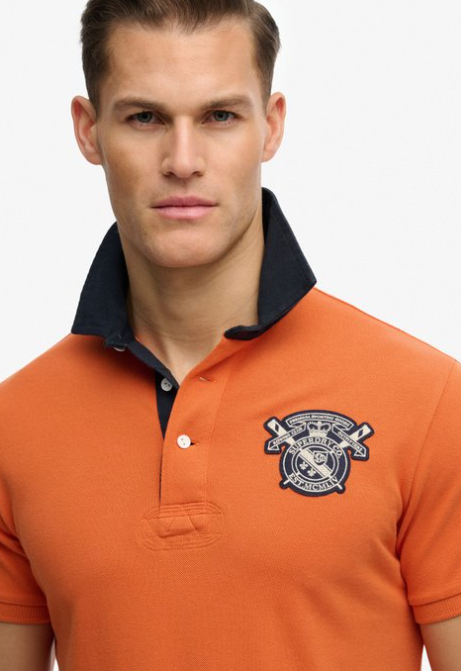 Superdry Vintage Pique Rugby Polo