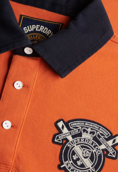 Superdry Vintage Pique Rugby Polo