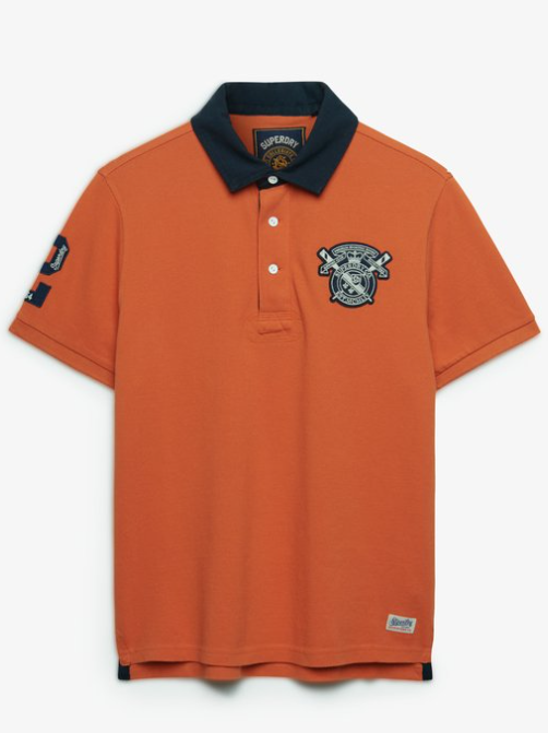 Superdry Vintage Pique Rugby Polo