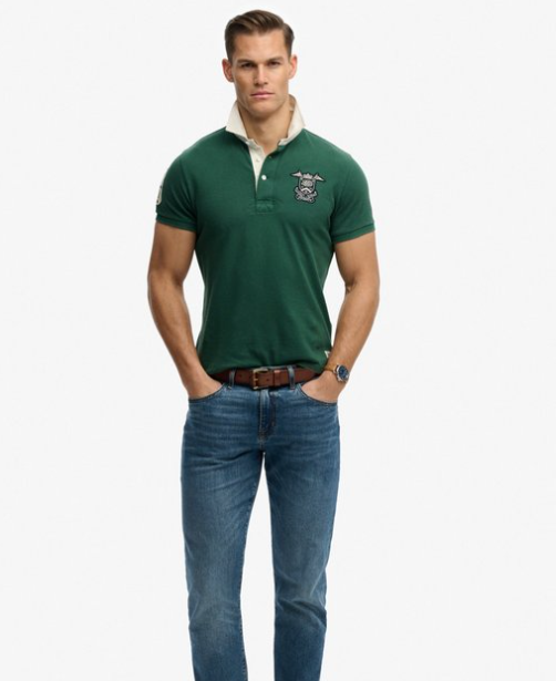 Superdry Vintage Pique Rugby Polo