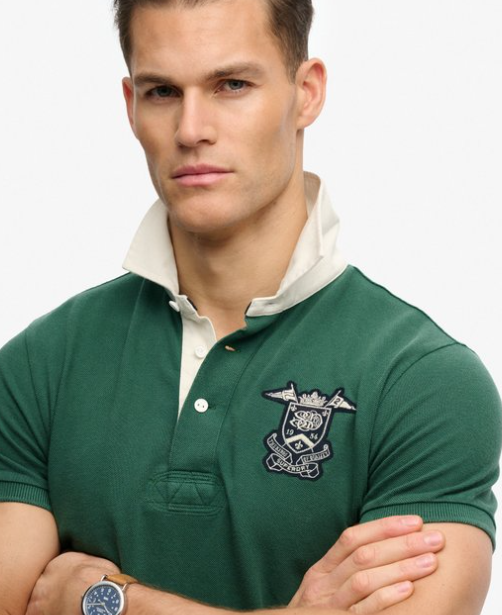 Superdry Vintage Pique Rugby Polo