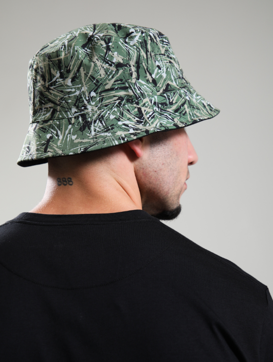 Marshall Artist Reversible Bucket Hat - Black/Splatter