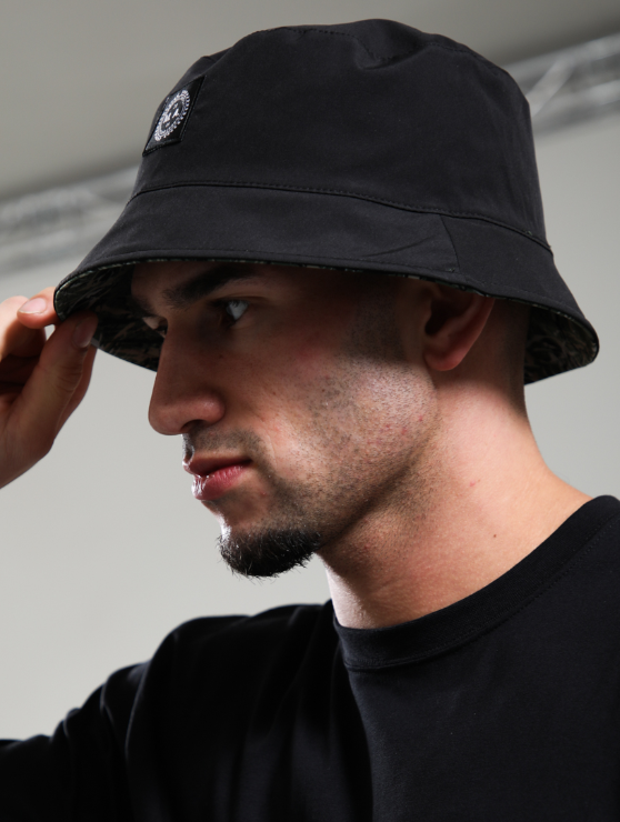 Marshall Artist Reversible Bucket Hat - Black/Splatter