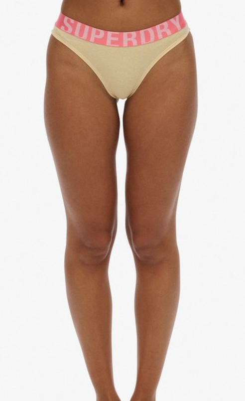 Superdry Organic Cotton Large Logo Bikini Briefs