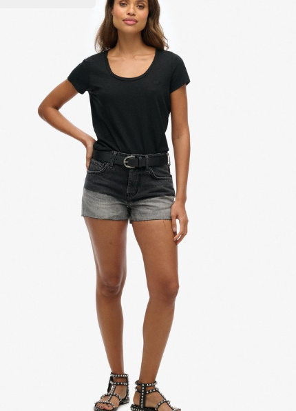 Superdry High Rise Cutoff Shorts