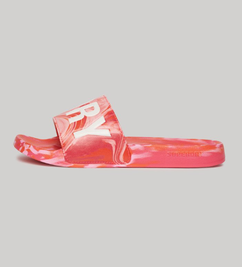 Superdry Marble Pool Sliders