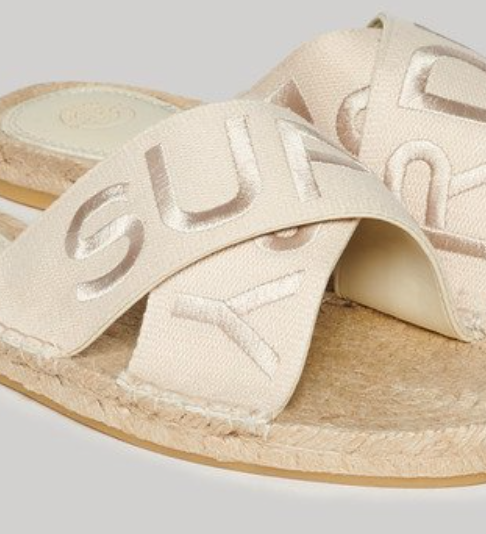Superdry Espadrilles Cross Strap Sliders