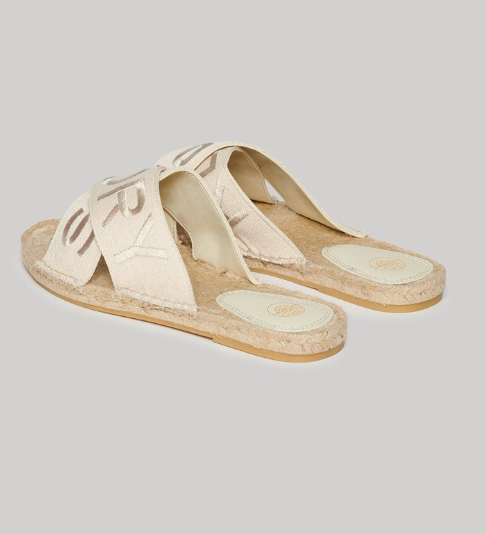 Superdry Espadrilles Cross Strap Sliders
