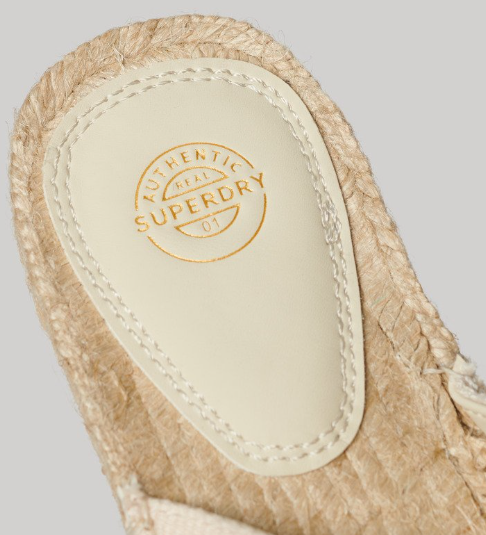 Superdry Espadrilles Cross Strap Sliders