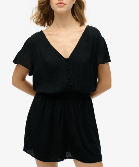 Superdry Short Sleeved Printed Playsuit