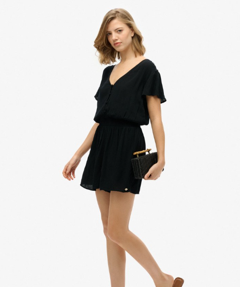 Superdry Short Sleeved Printed Playsuit
