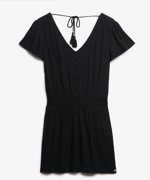 Superdry Short Sleeved Printed Playsuit