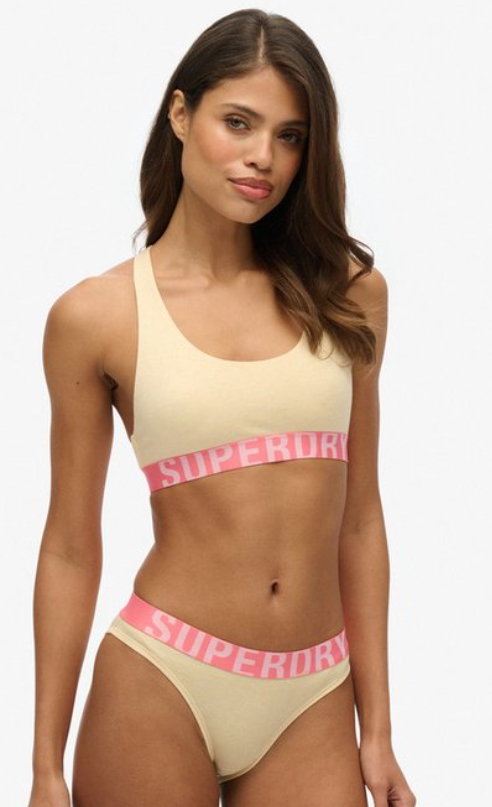 Superdry Organic Cotton Large Logo Bikini Briefs