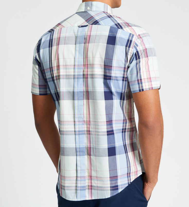 Ben Sherman Short Sleeve Oversized Check Shirt