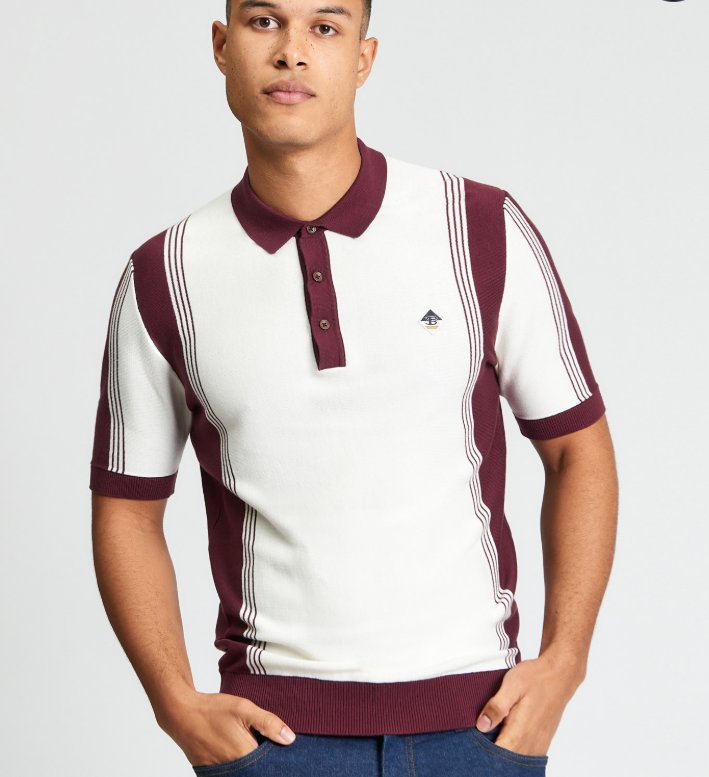 Ben Sherman Short Sleeve Colour Block Sport Polo