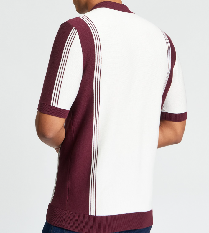 Ben Sherman Short Sleeve Colour Block Sport Polo
