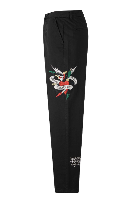 Ed Hardy Men's True Til Death Baggy Skater Chinos