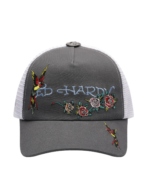 Ed Hardy 5 Panel Trucker Cap