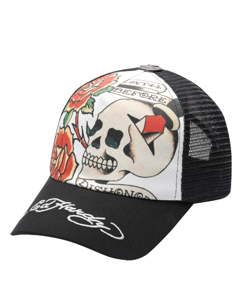 Ed Hardy 5 Panel Trucker Cap
