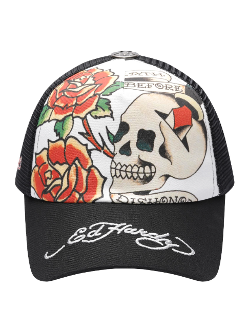 Ed Hardy 5 Panel Trucker Cap