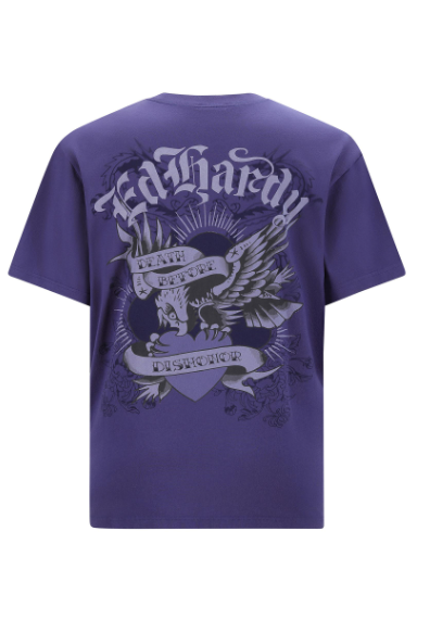 Ed Hardy Mens Death Before Dishonour Eagle Relaxed Tee