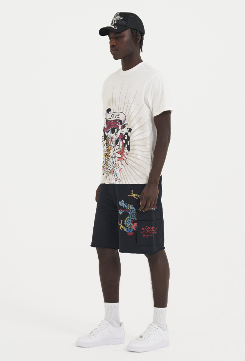 Ed Hardy Mens Love Kills Slowly Graphic Tee