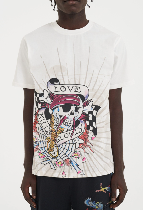 Ed Hardy Mens Love Kills Slowly Graphic Tee