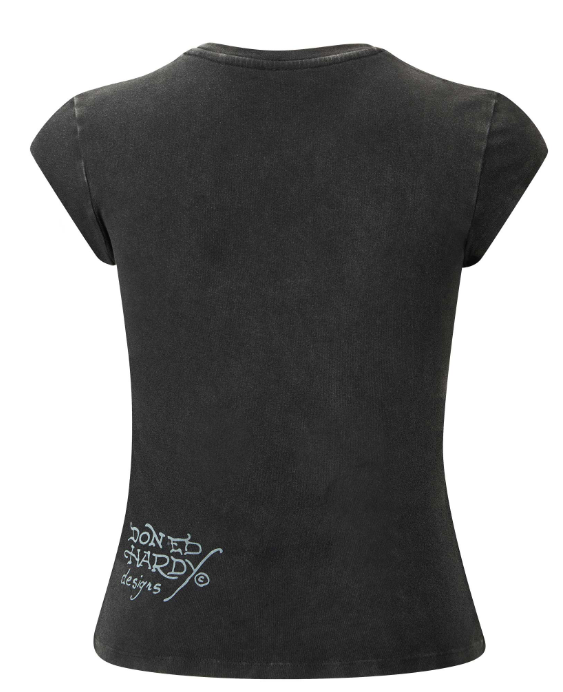 Ed Hardy Women's Love Eternal Cap Sleeve T-Shirt